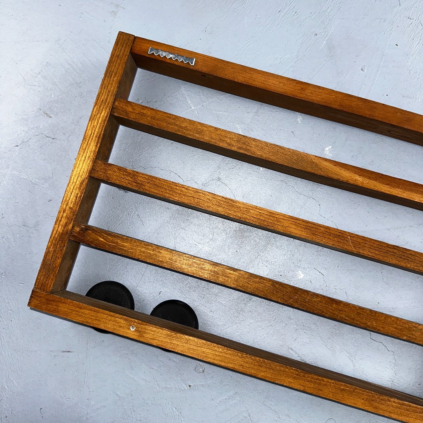 Vintage Wood Truck  Wall Shelf Unit With Wheels Die Cast Display Rustic Chic