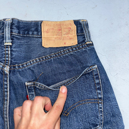 Levis 501 Big E Vintage 60s Redline Selvedge USA XX 1960s Jeans SKINNY Act 27X26