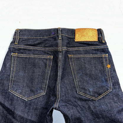 Brave Star Jeans Mens 30x30 Blue Selvedge Cone Denim Dark Wash Button Fly