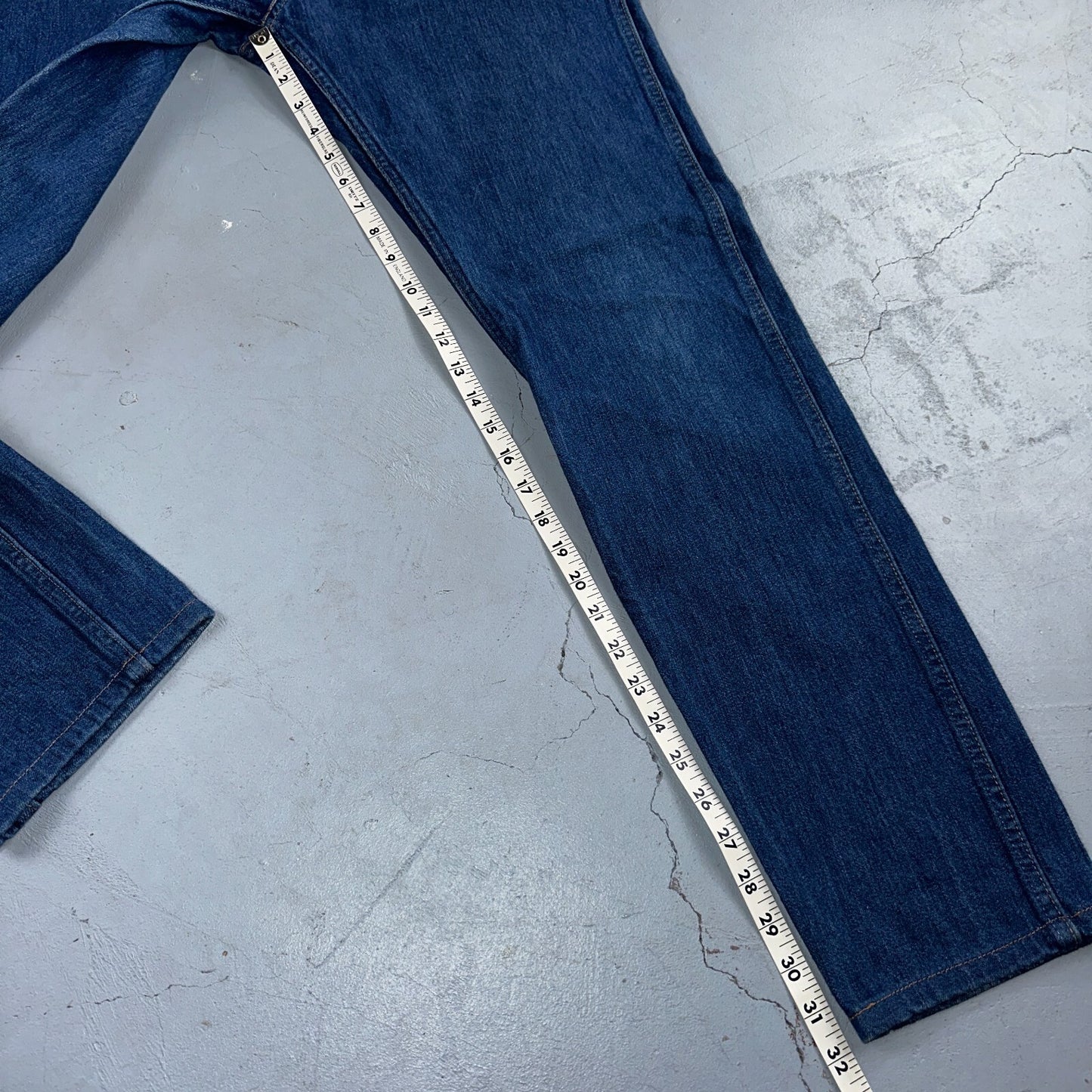 Levis 605 Vintage LVC Orange Tab Slim Blue Med Wash Y2K 36x34 Jeans Act 36x32