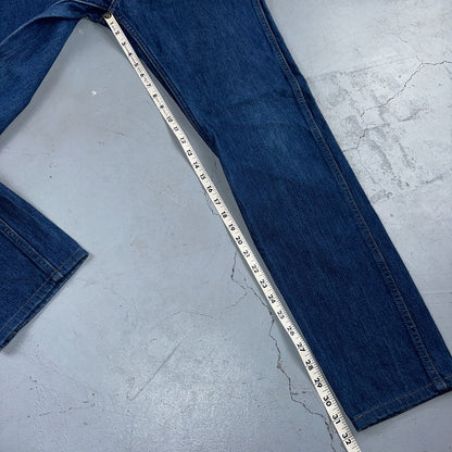 Levis 605 Vintage LVC Orange Tab Slim Blue Med Wash Y2K 36x34 Jeans Act 36x32
