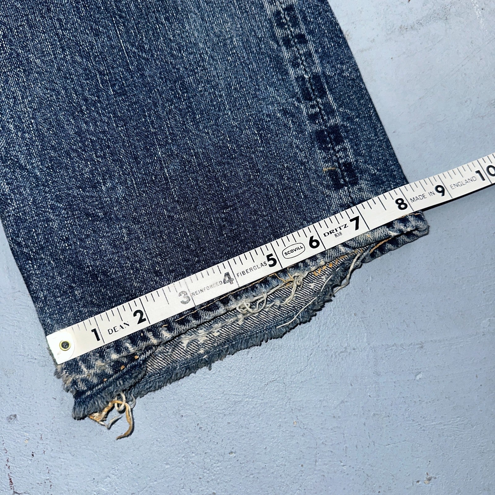 Levis 501 XX Big E Vintage 40s Redline Selvedge USA XX 1940s 50s Jeans 29x28