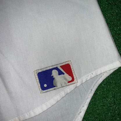 90s Chicago Cubs Jersey Vintage Nike T Shirt USA Rare MLB White Rare Jordan Rap