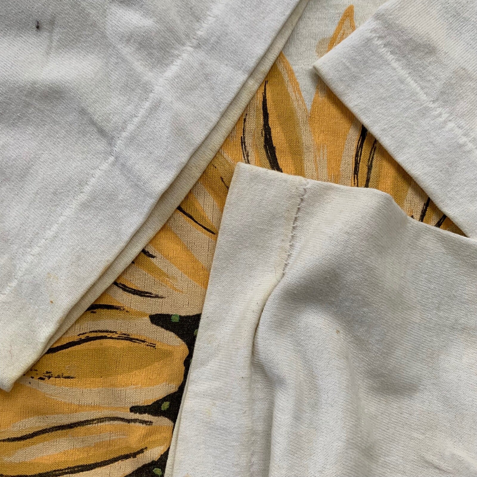 Sunflower Vintage T Shirt Custom Art Sun Summer Jewels Hipster Rap Custom 