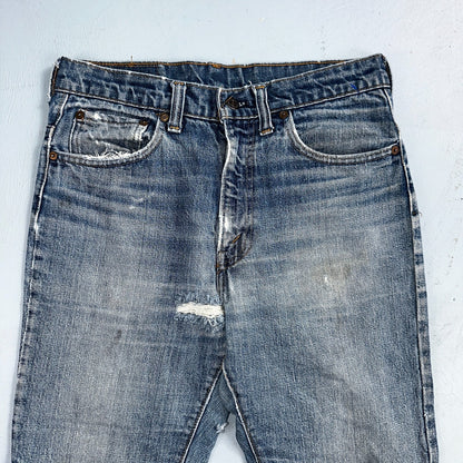 Levis 517 Vintage 70s SS USA Red Tab Bootcut Flare Blue Jeans Talon Act 29x32