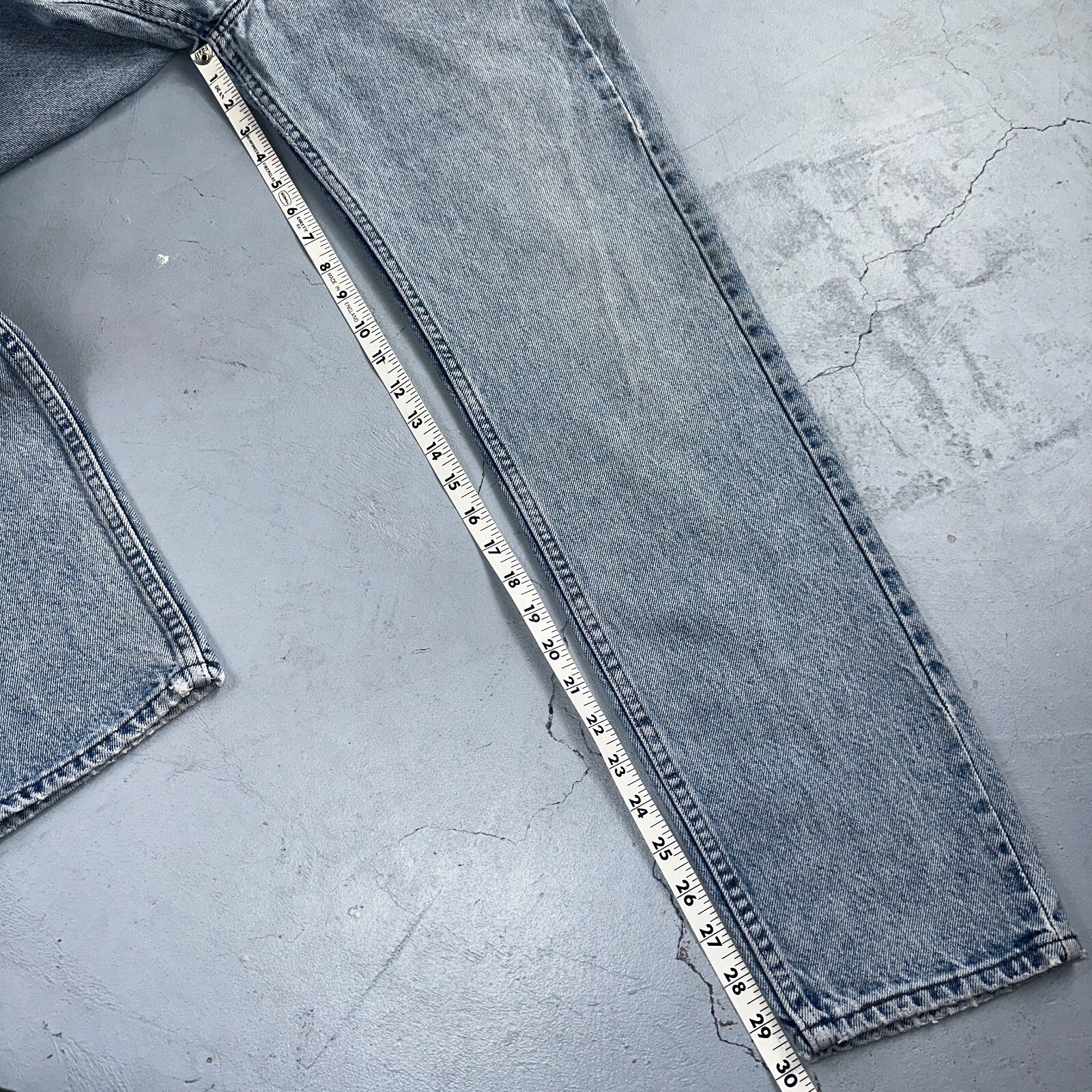 Levis 525 Silver Tab USA Vintage 90s Skater Jeans Light Wash Act 32x32 Act 30x30