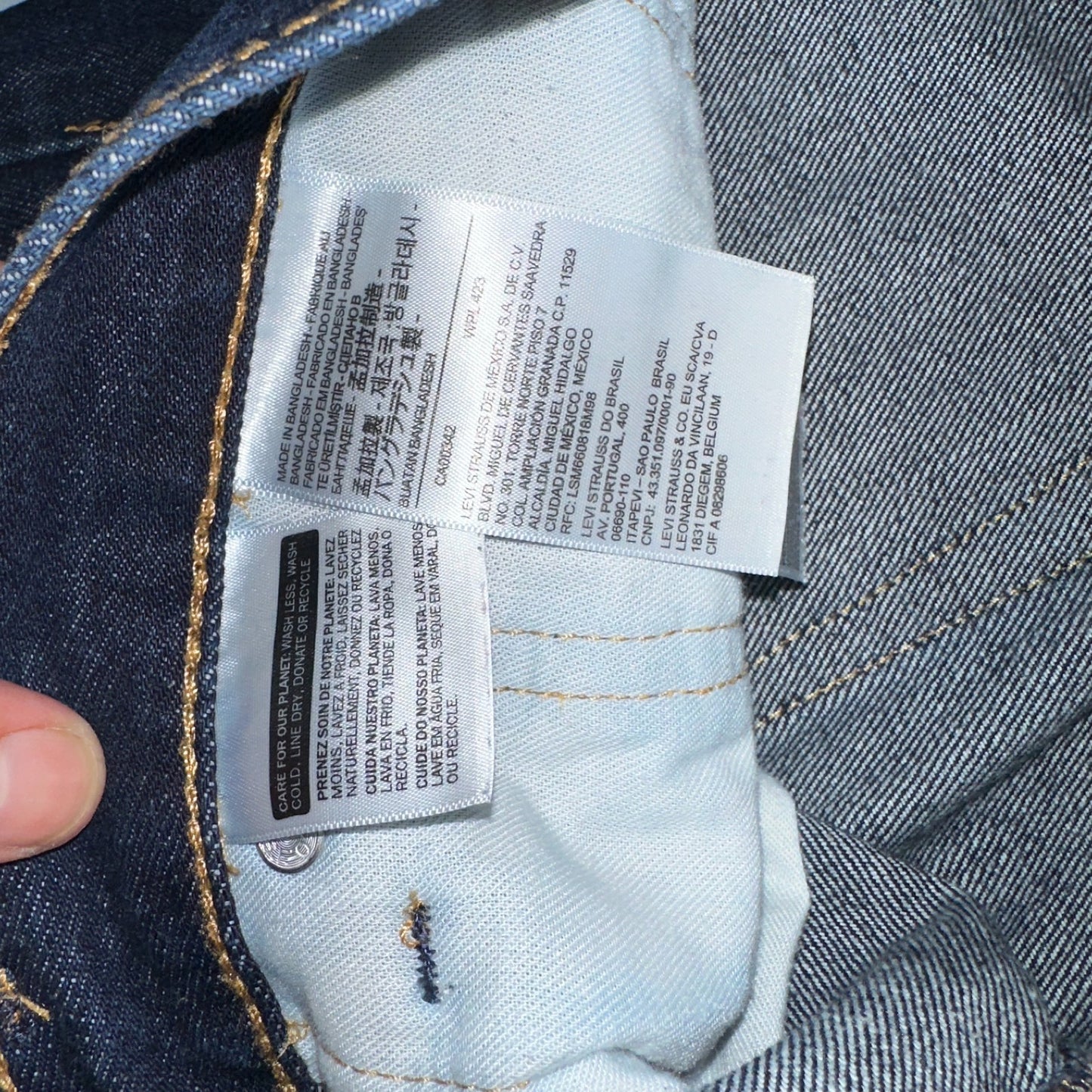 Levis 505 Vintage Y2K Straight Leg XX 2000s Jeans 34x30 Dark Wash Denim