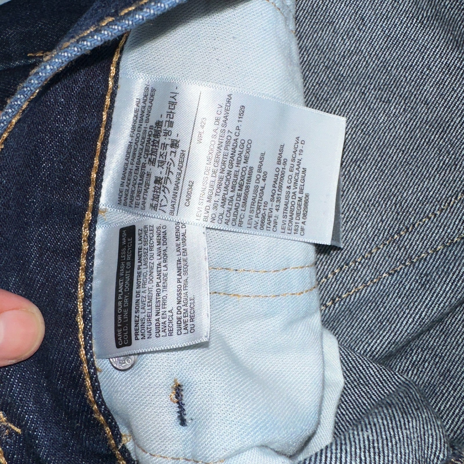 Levis 505 Vintage Y2K Straight Leg XX 2000s Jeans 34x30 Dark Wash Denim