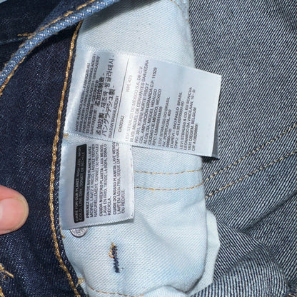 Levis 505 Vintage Y2K Straight Leg XX 2000s Jeans 34x30 Dark Wash Denim