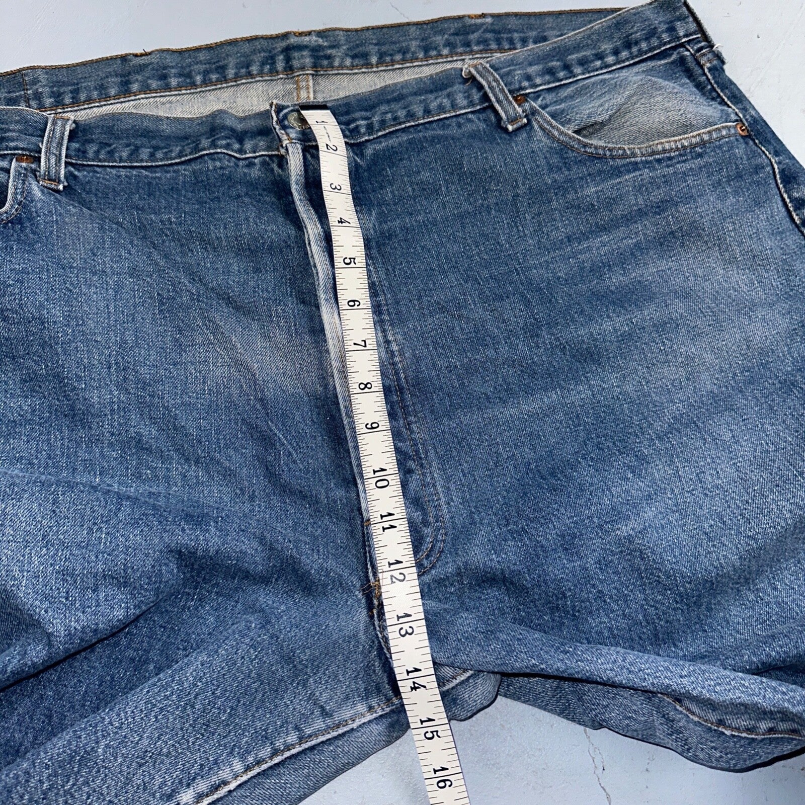 Levis 501 Vintage 80s Redline Selvedge USA XX Jeans Med Wash 48x32 Act 44x26