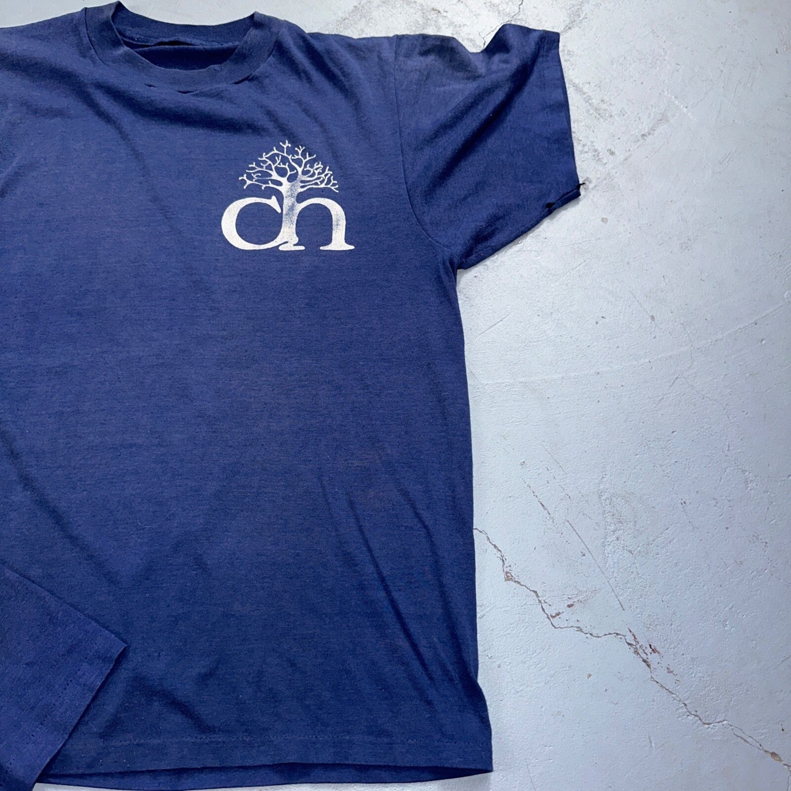 Holmstorm Tree Service Lot of 2 VTG T Shirt 1980s 80s Single Stitch Oregon Navy