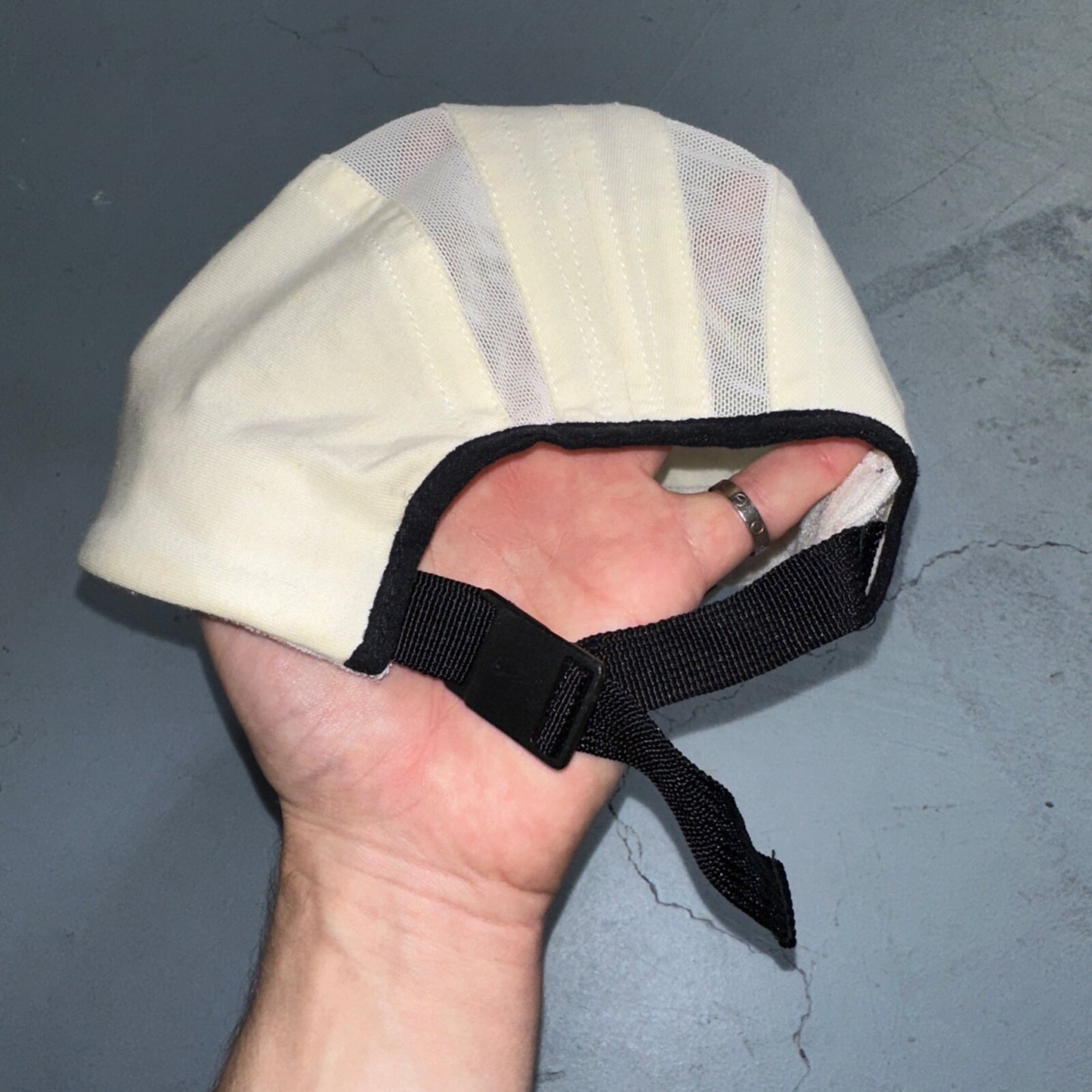 Nike Vintage Hat Cap Strap Back Swoosh Mesh Panel Tailwind Mens 90s Air Max