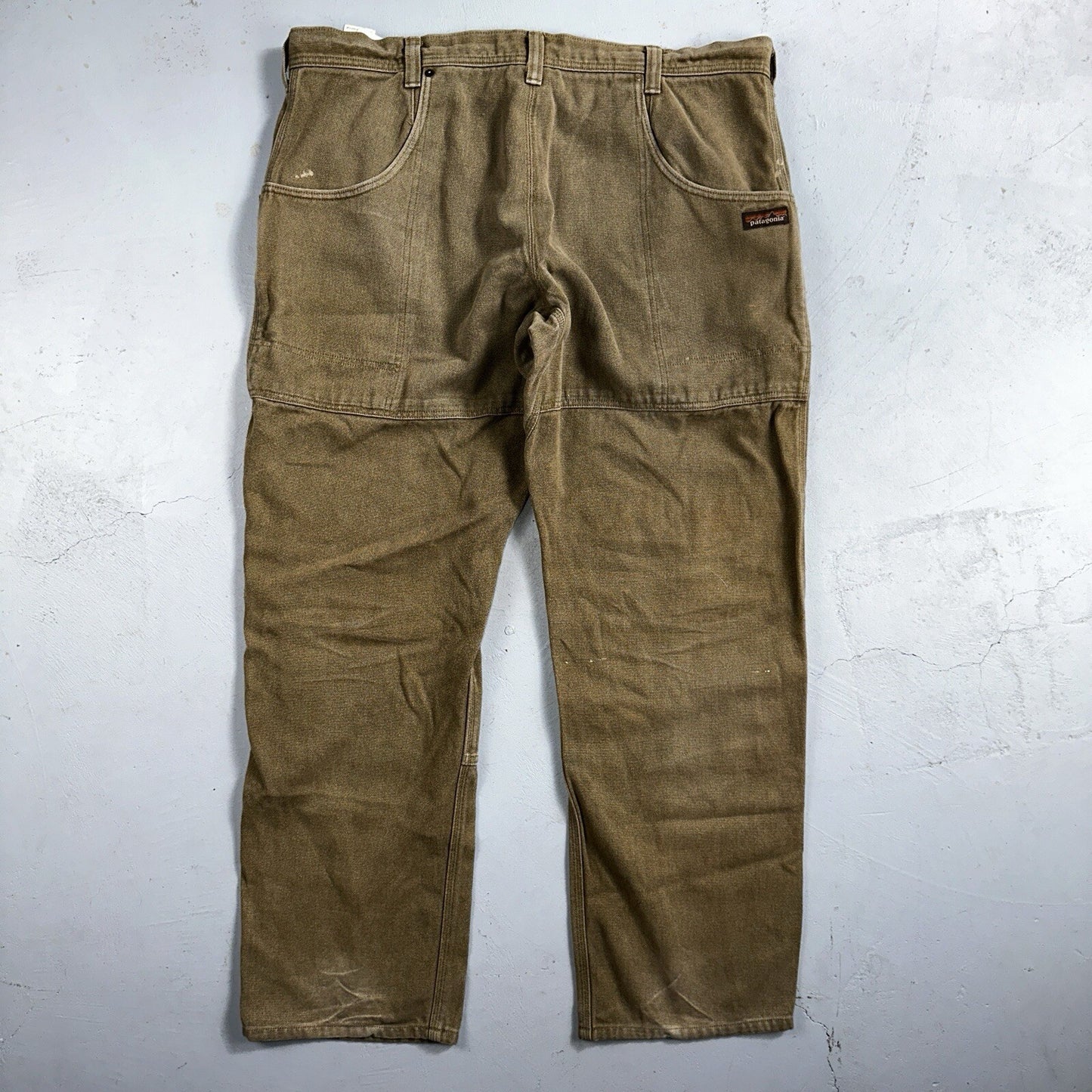 Patagonia Iron Forge Hemp Canvas Double Knee Brown Pants Mens 38 X 31 55296 40