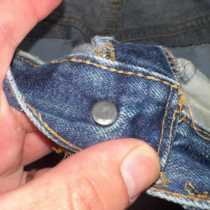 Levis 501 Vintage 80s Redline Selvedge USA XX Jeans Bootcut 33x36 Act 30x33