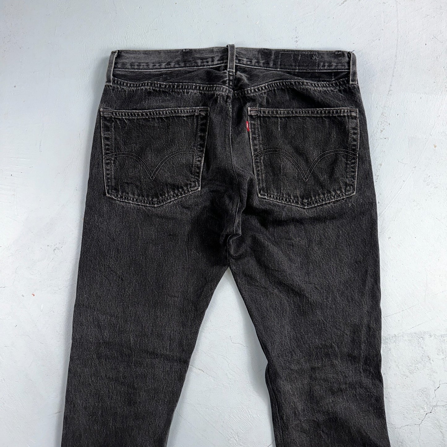 Levis 501 Vintage Y2K Mexico XX Straight Leg Jeans Black Wash 34x31