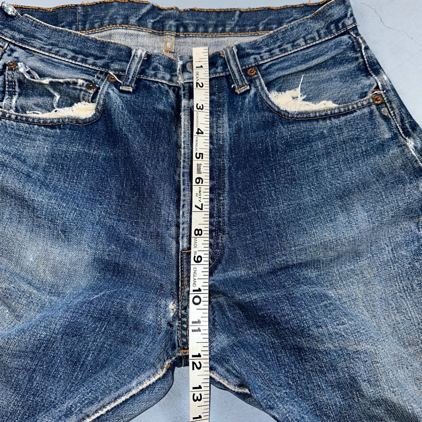 Levis 501 Big E Vintage 60s Redline Selvedge USA XX 66 Jeans 1960s Act 30X32