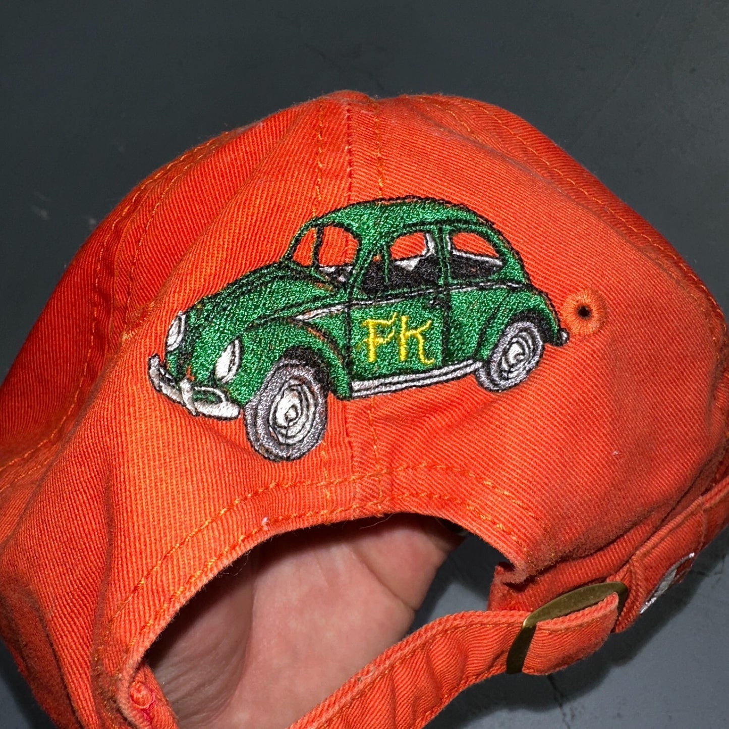 Champion Deer Vintage Trucker Hat Knothead Outfitter Hunting Orange Baseball