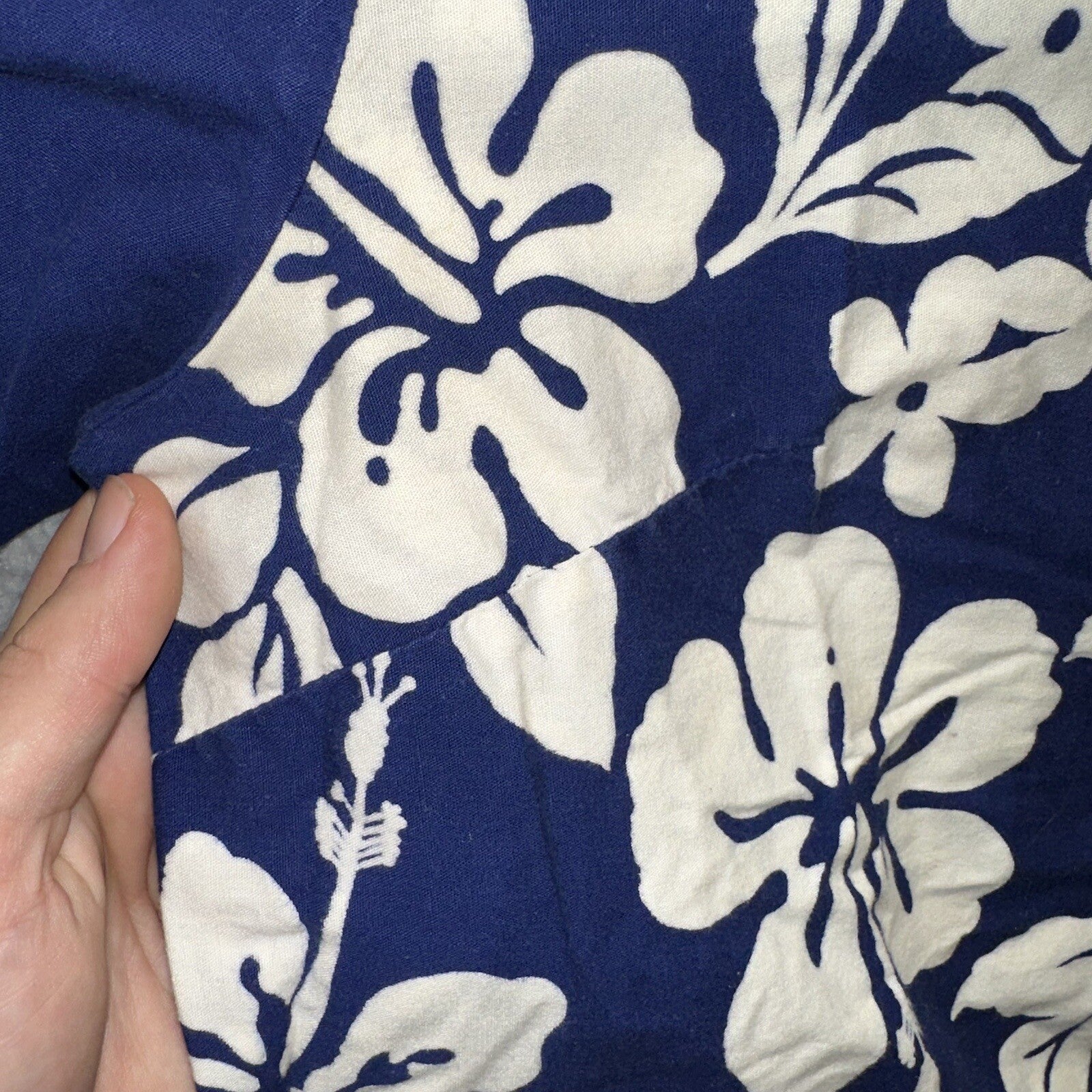 Vintage 50s Hawaiian Aloha Print Shirt Rockabilly Honolulu 60s Button Ui Maikai