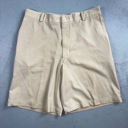 Nike Mens Golf Athletic Gym 32 Muscle Shorts Dri Fit Tan Gym Sports M