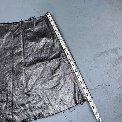 Sam Edelman Womans Skirt 2 Silver A Line Stretch Mini Cute Y2K Grunge