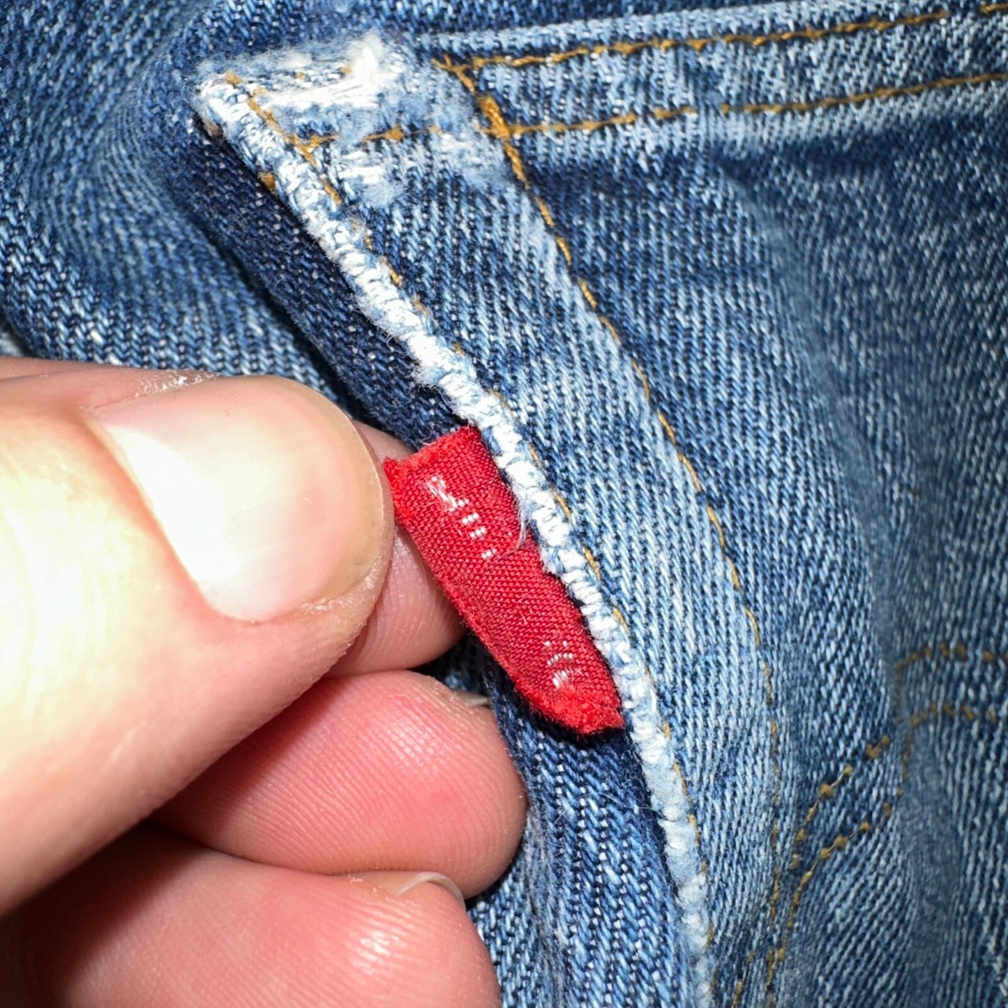 Levis 501 VTG 70s SS Redline Selvedge Jeans XX Thrashed Boot Cut Act 30x31