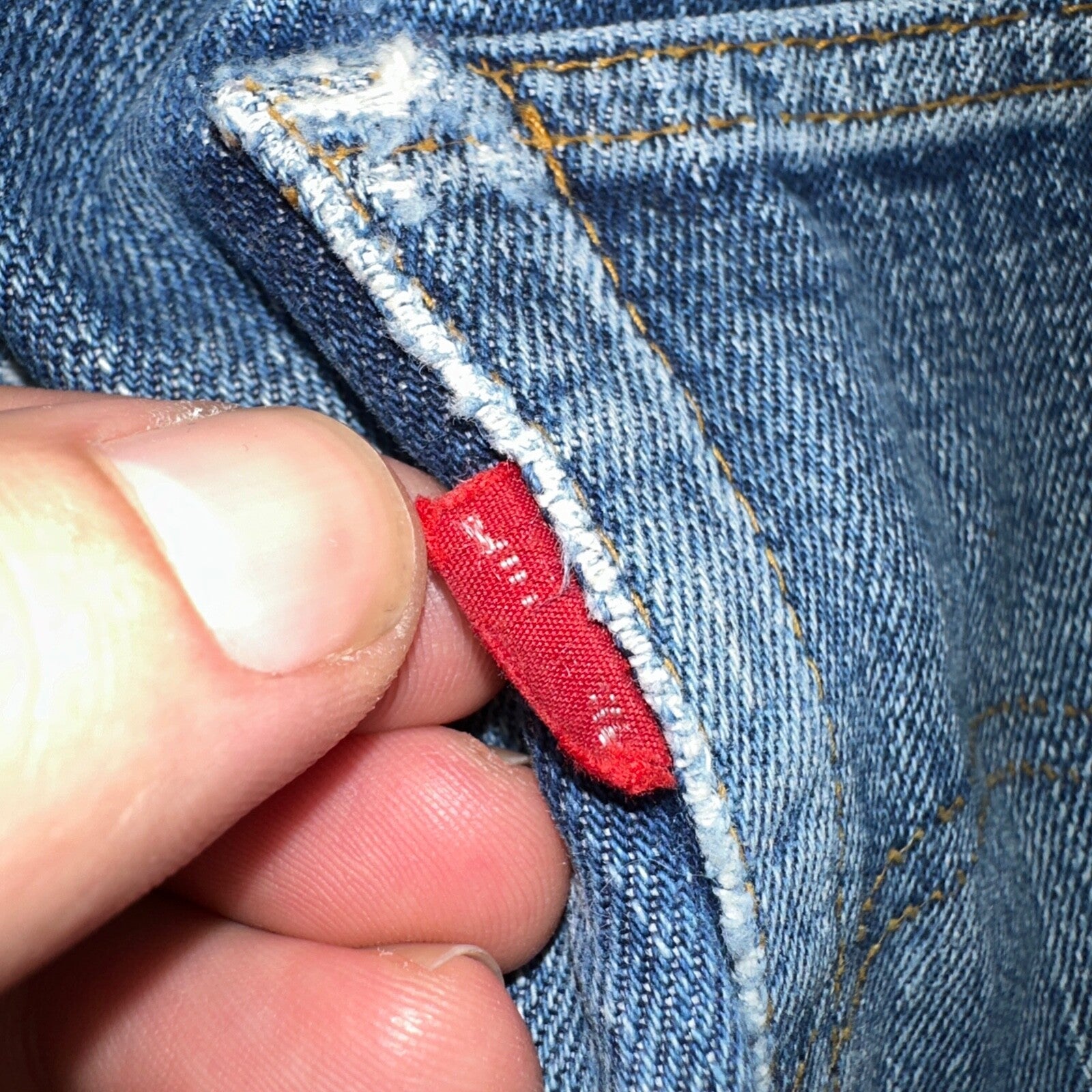 Levis 501 VTG 70s SS Redline Selvedge Jeans XX Thrashed Boot Cut Act 30x31