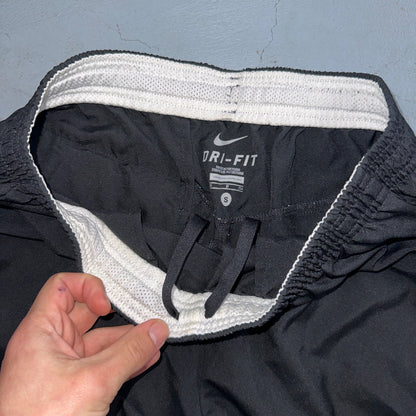 Nike Mens Athletic Gym TNNS Muscle Shorts Dri Fit Black Gym Sports Small