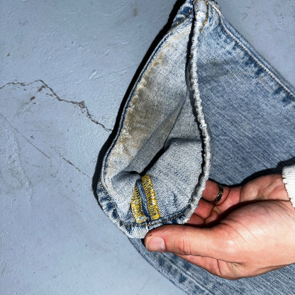 Levis 501 Vintage Y2K XX Straight Leg Jeans 36x30 Light Wash 2000s Act 35x29