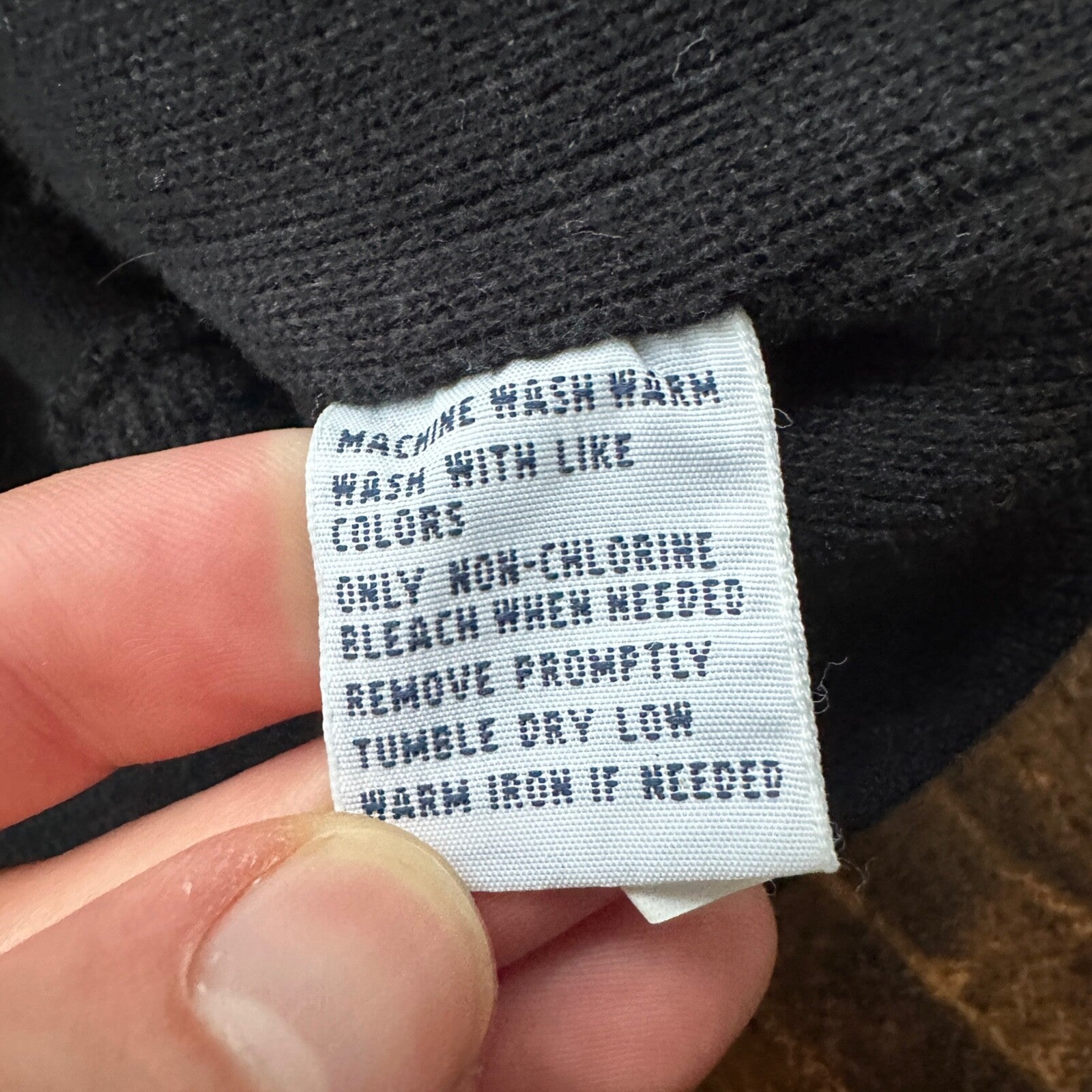 VTG Polo Ralph Lauren Pullover Men’s XL Black Big Pony Ski Patch Quarter Zip