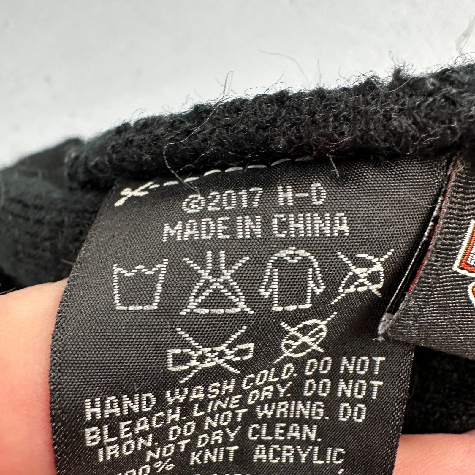 Harley Davidson Logo Knit Beanie Black Color Military Overseas Embroidery 2017