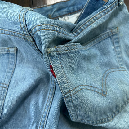 Vintage LEVIS 501XX Jeans Big E 1960s Denim Redline Selvedge 33x31 USA 60s 66