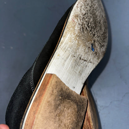 Giorgio Brutini Men’s Size 9 Black Suede Dress Shoes Classy Laces