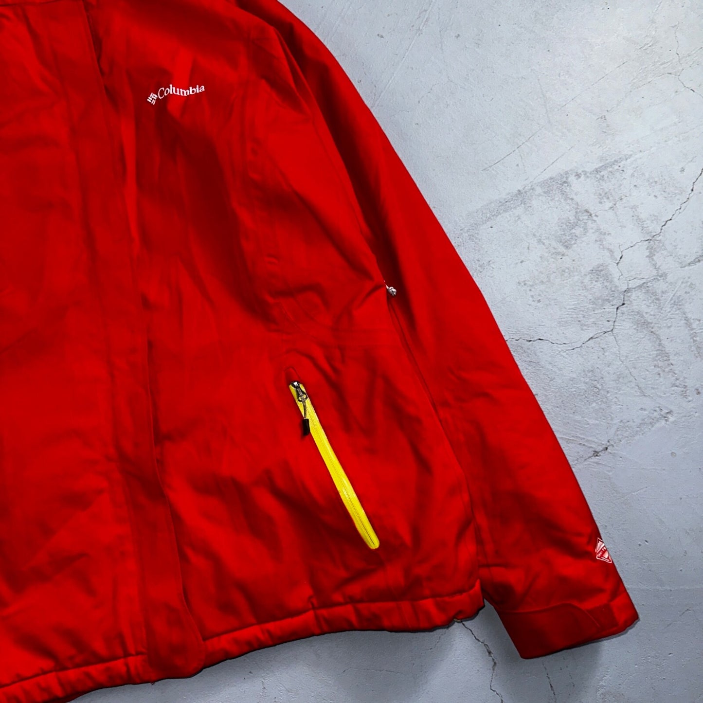 Columbia Women's Veloca Vixen II Jacket Coat Parka Omni Tech L Red Waterproof