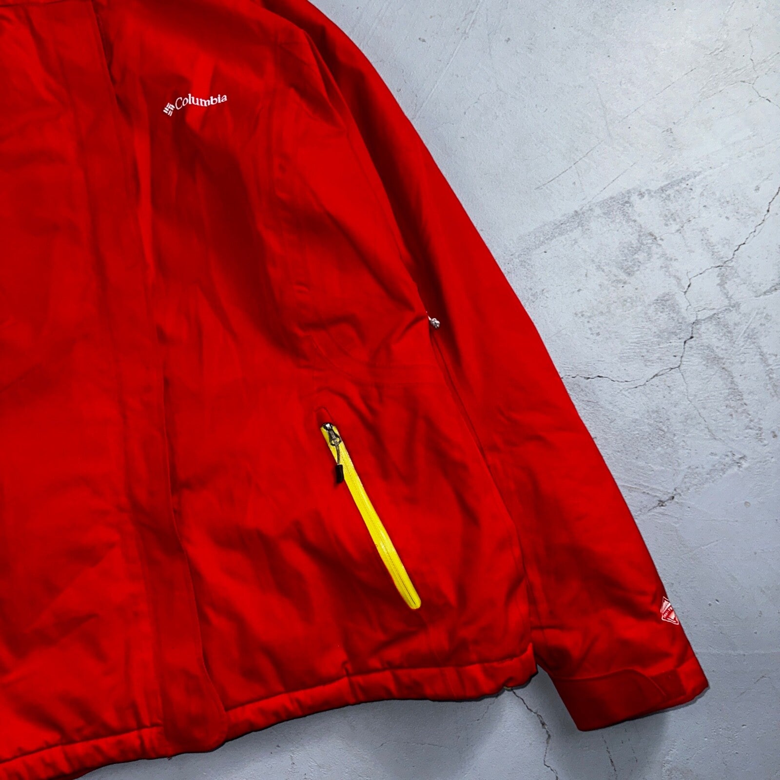 Columbia Women's Veloca Vixen II Jacket Coat Parka Omni Tech L Red Waterproof