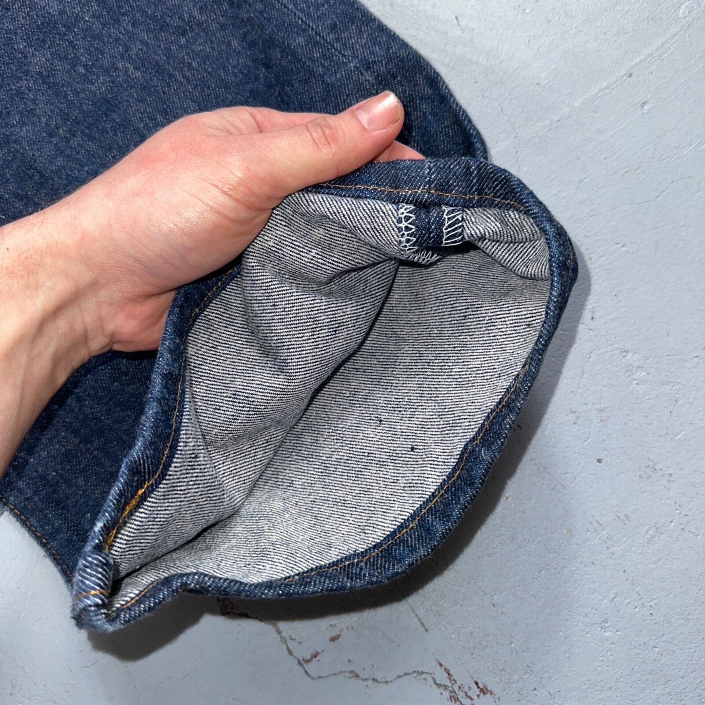 Levis 501 Vintage 80s USA XX Straight Leg Jeans Blue Dark Wash 46x30 Act 40x27