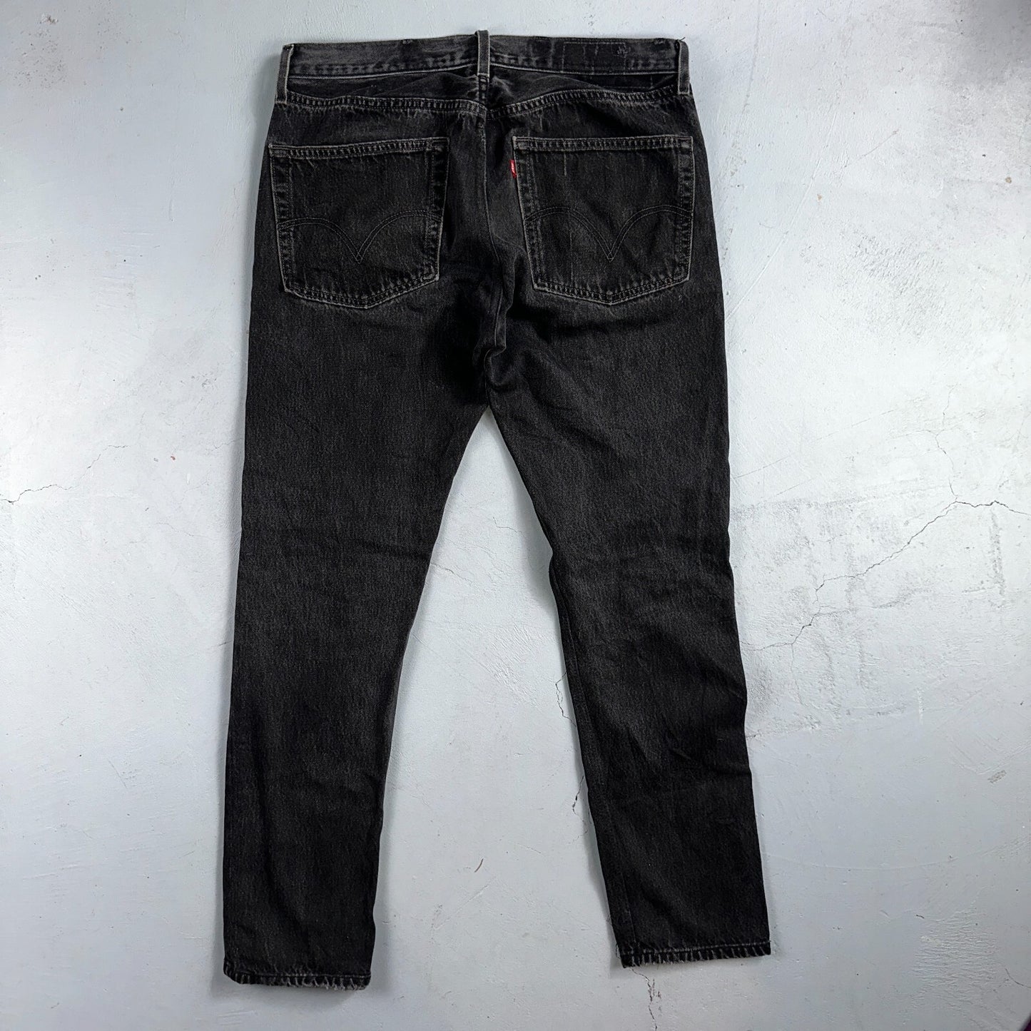Levis 501 Vintage Y2K Mexico XX Straight Leg Jeans Black Wash 34x31