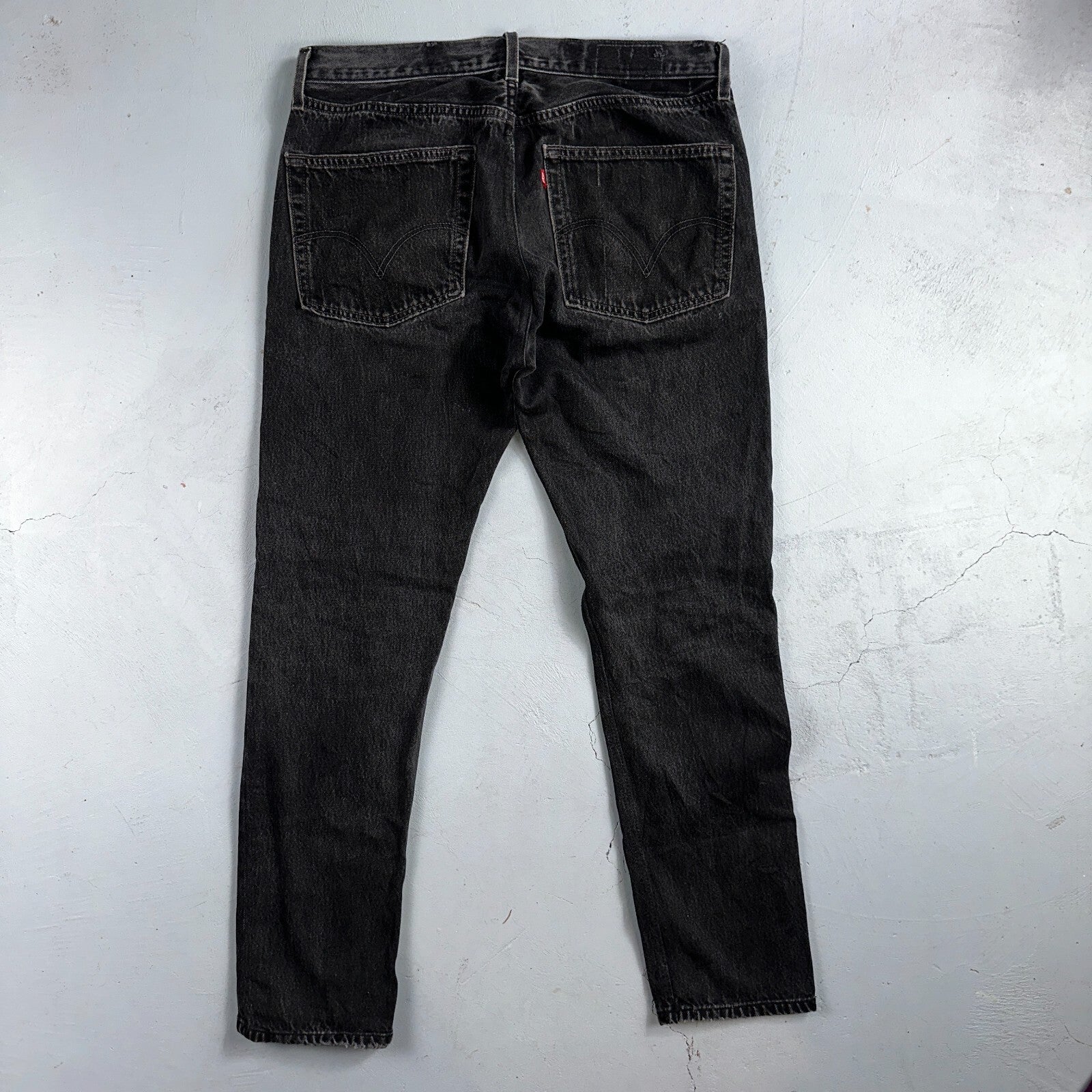 Levis 501 Vintage Y2K Mexico XX Straight Leg Jeans Black Wash 34x31