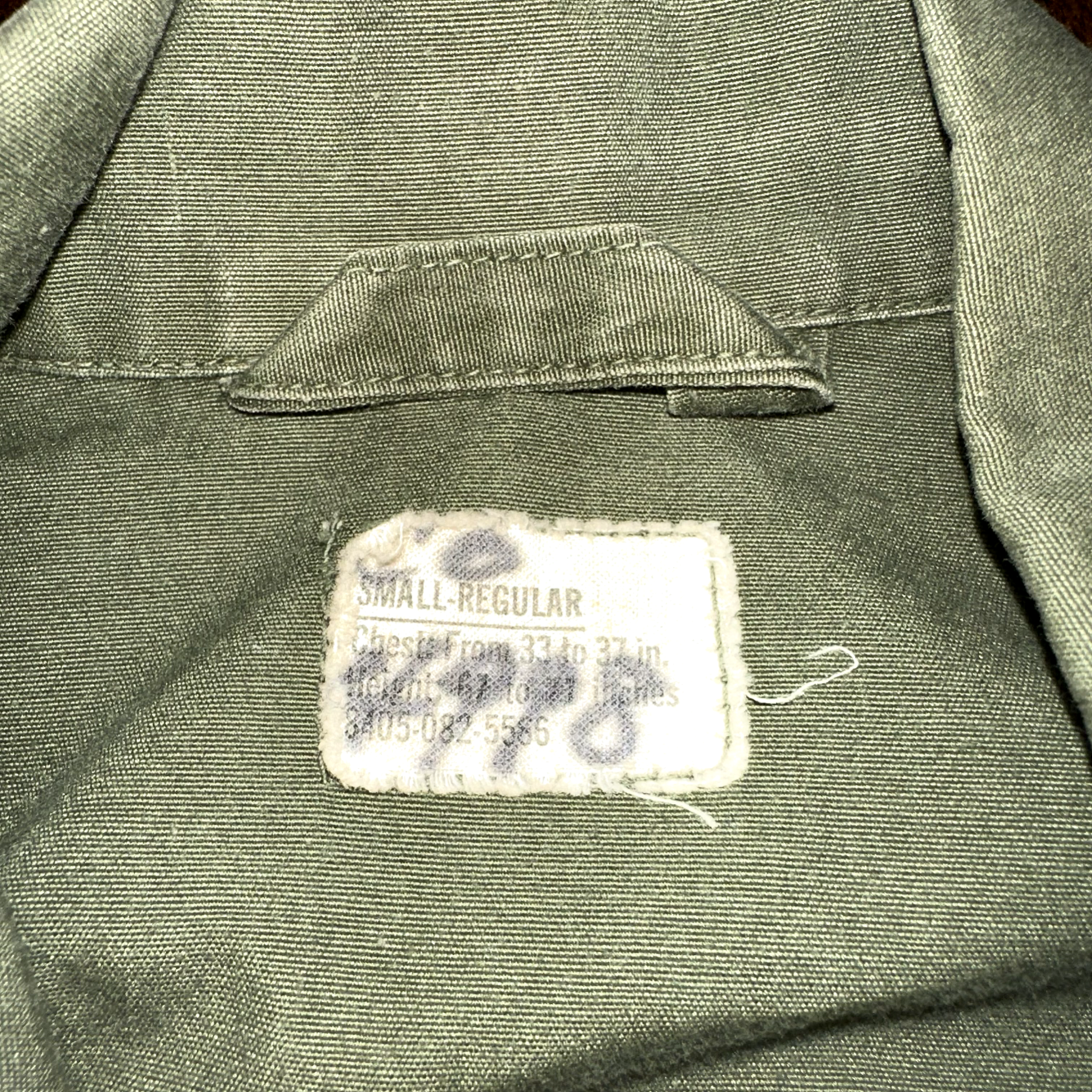 Vintage USMC 60s Vietnam US Army Military M-65 Field Coat Jacket Stencil DSA