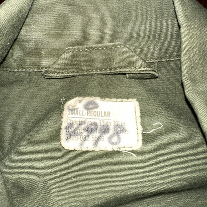 Vintage USMC 60s Vietnam US Army Military M-65 Field Coat Jacket Stencil DSA