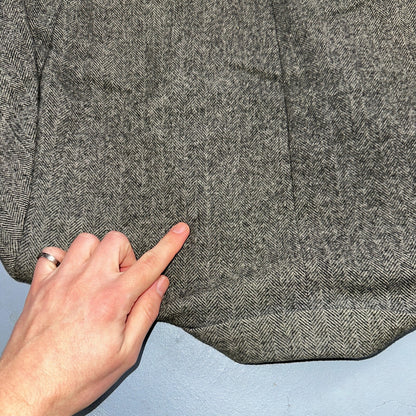 YSL Yves Saint Laurent Vintage Gray Tweed Jacket 38 Blazer Coat France Suit 80s