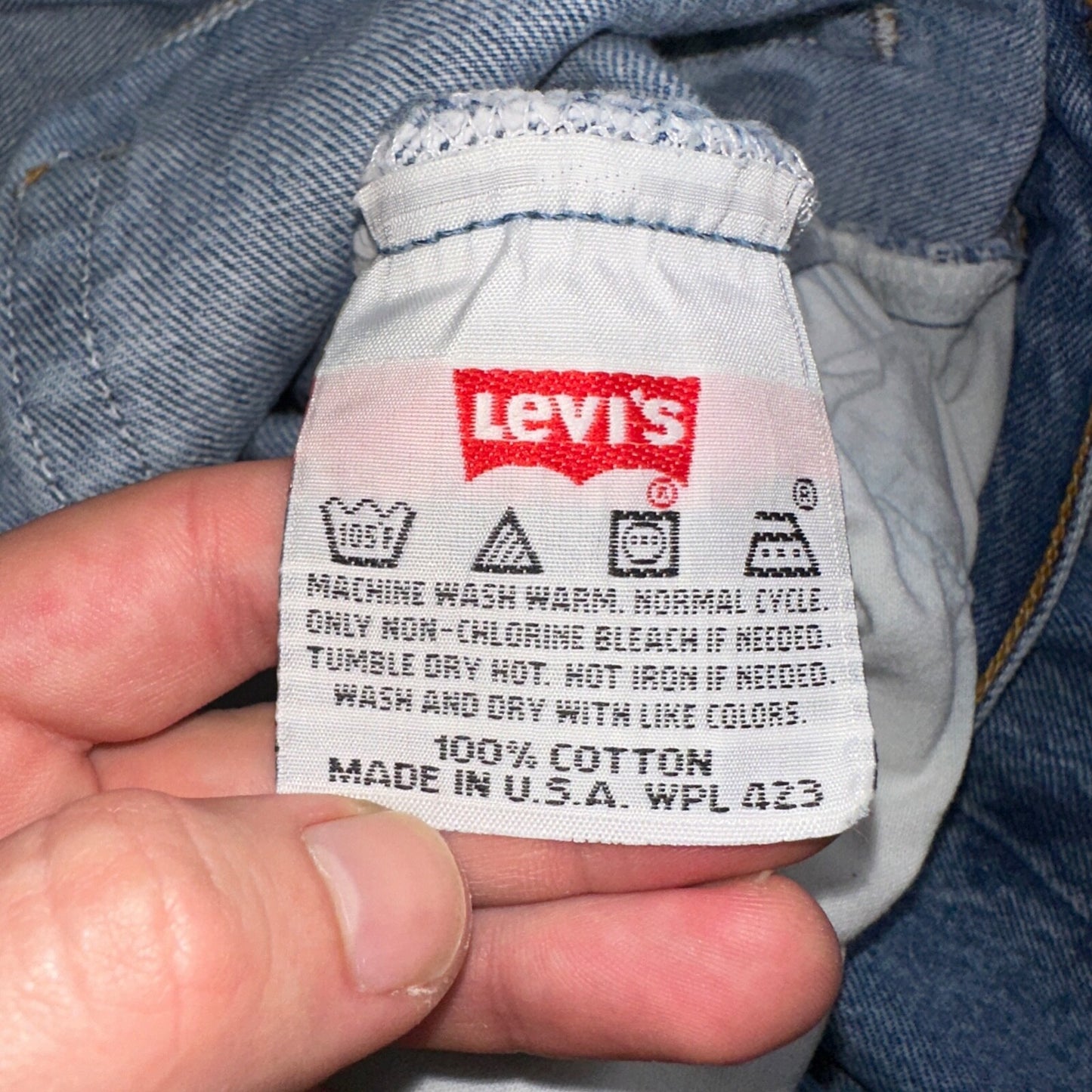 Levis 501 Vintage 90s USA XX Straight Leg Jeans Blue Med Wash 36x30 Act 34x29