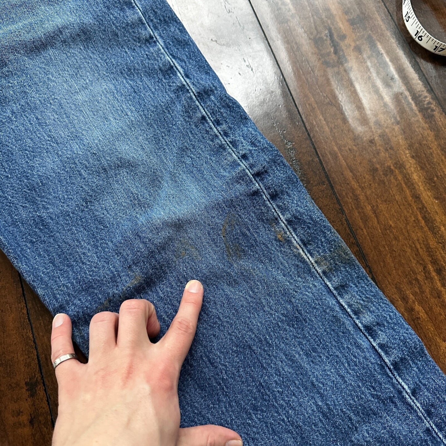 Levis 501 Vintage Y2K Straight Leg XX 2000s Jeans 38x32 Med Wash Act 37x30