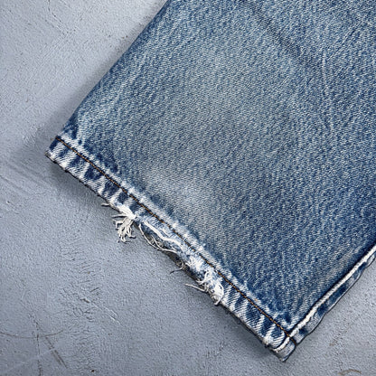 Levis 501 Vintage Y2K 90s XX Straight Leg Jeans Blue Light Wash 33x34 Act 30x31