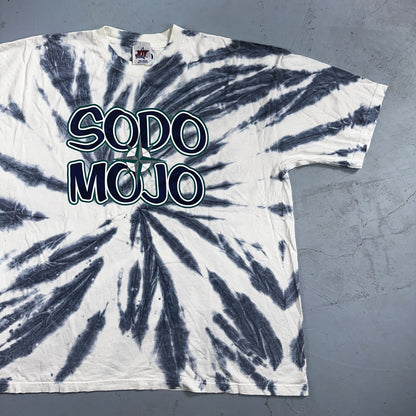 Seattle Mariners Sodo Mojo VTG T Shirt 90s Tye Dye Joy Athletic 2XL PNW Sports