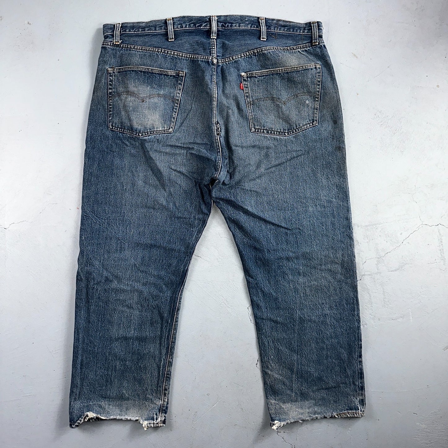 Levis 501 Vintage 70s SS Redline Selvedge USA XX Jeans Med Wash 48x30 Act 44x26