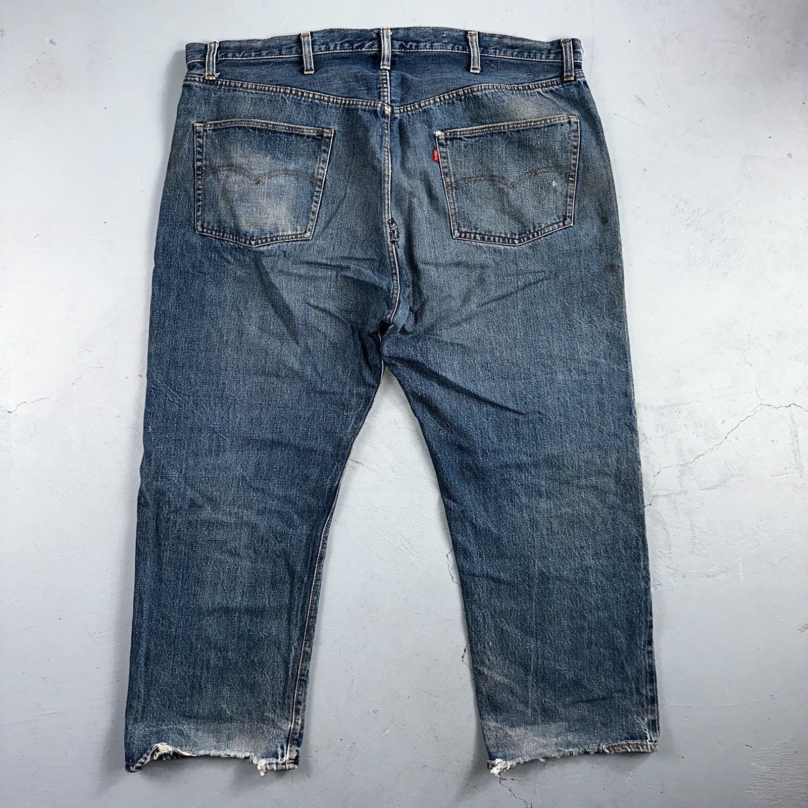 Levis 501 Vintage 70s SS Redline Selvedge USA XX Jeans Med Wash 48x30 Act 44x26
