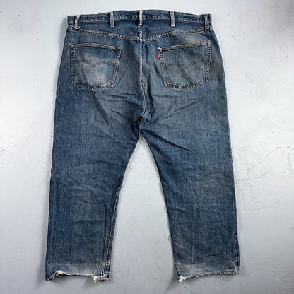 Levis 501 Vintage 70s SS Redline Selvedge USA XX Jeans Med Wash 48x30 Act 44x26