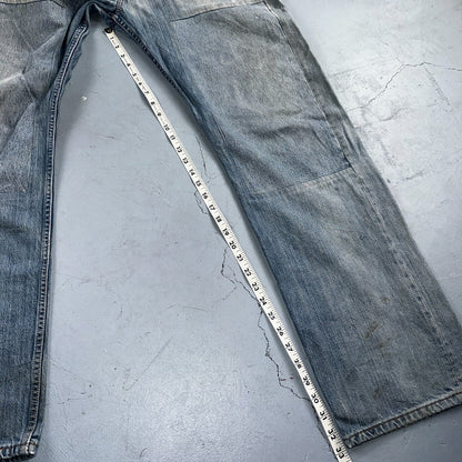 Levis 501 Vintage Y2K XX Straight Leg Jeans Blue Light Wash 38x34 Act 38x32