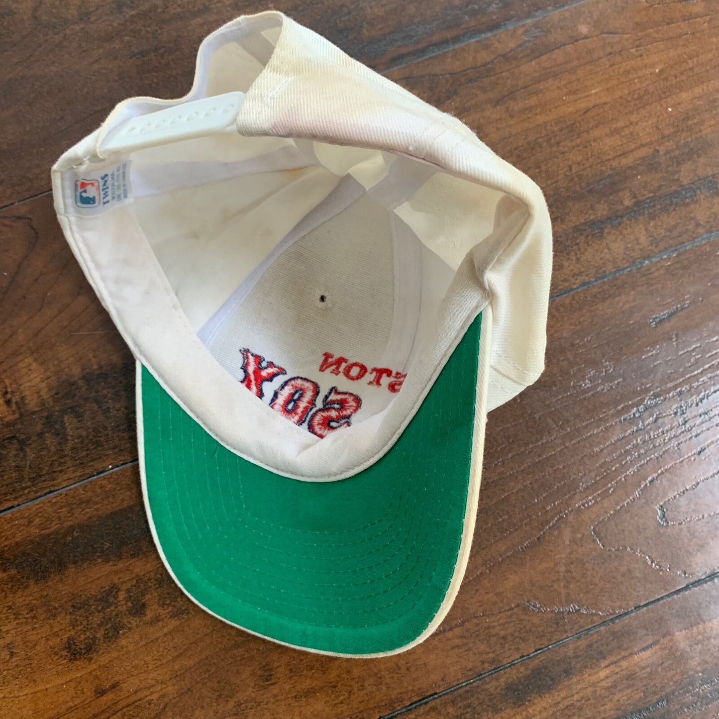 Boston Red Sox Vintage Hat Cap Snapback Twins MA USA Rare 80s 90s White MB