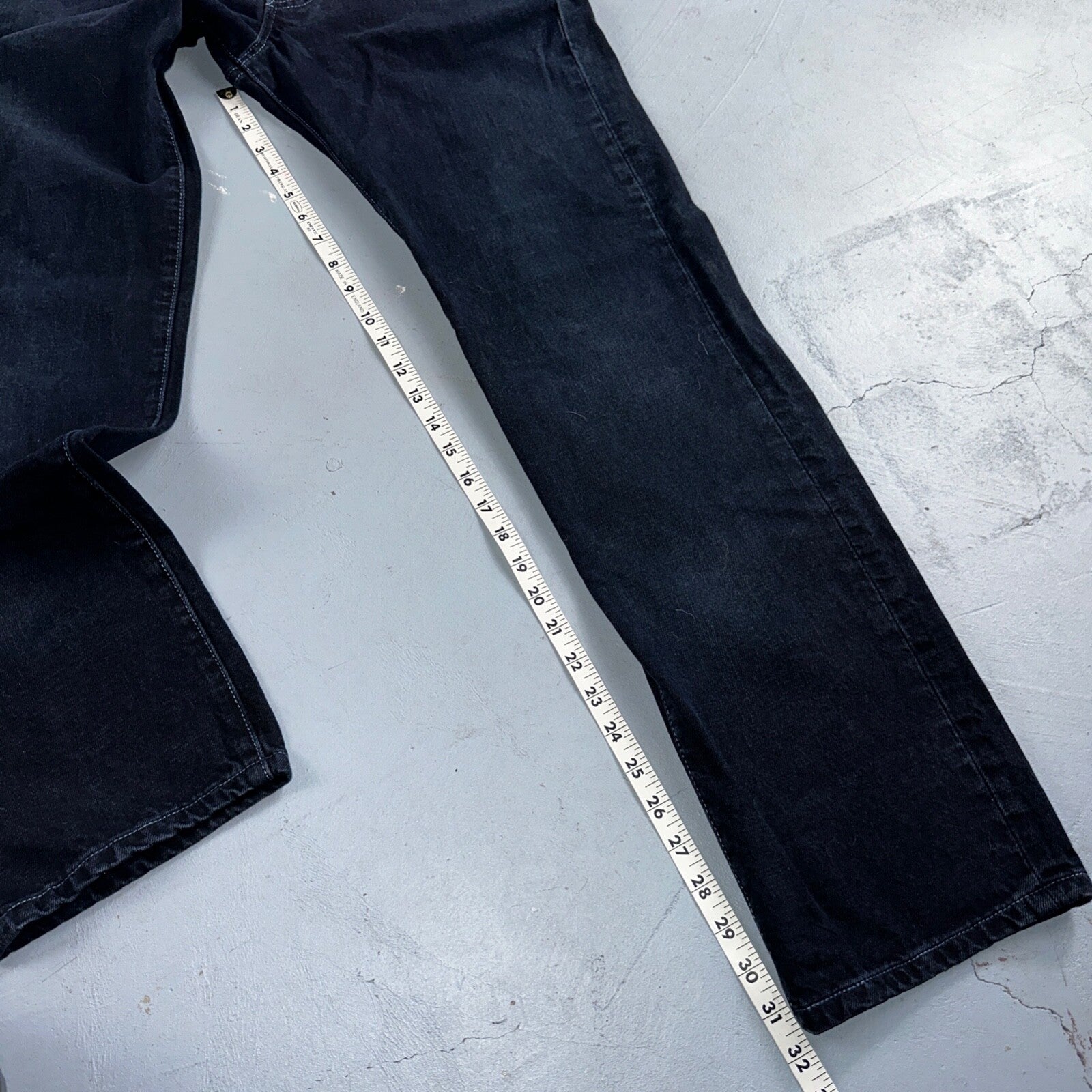 Levis 501 Vintage 90s Mexico Straight Leg Jeans 30x32 Y2K Dark Wash Act 29x31